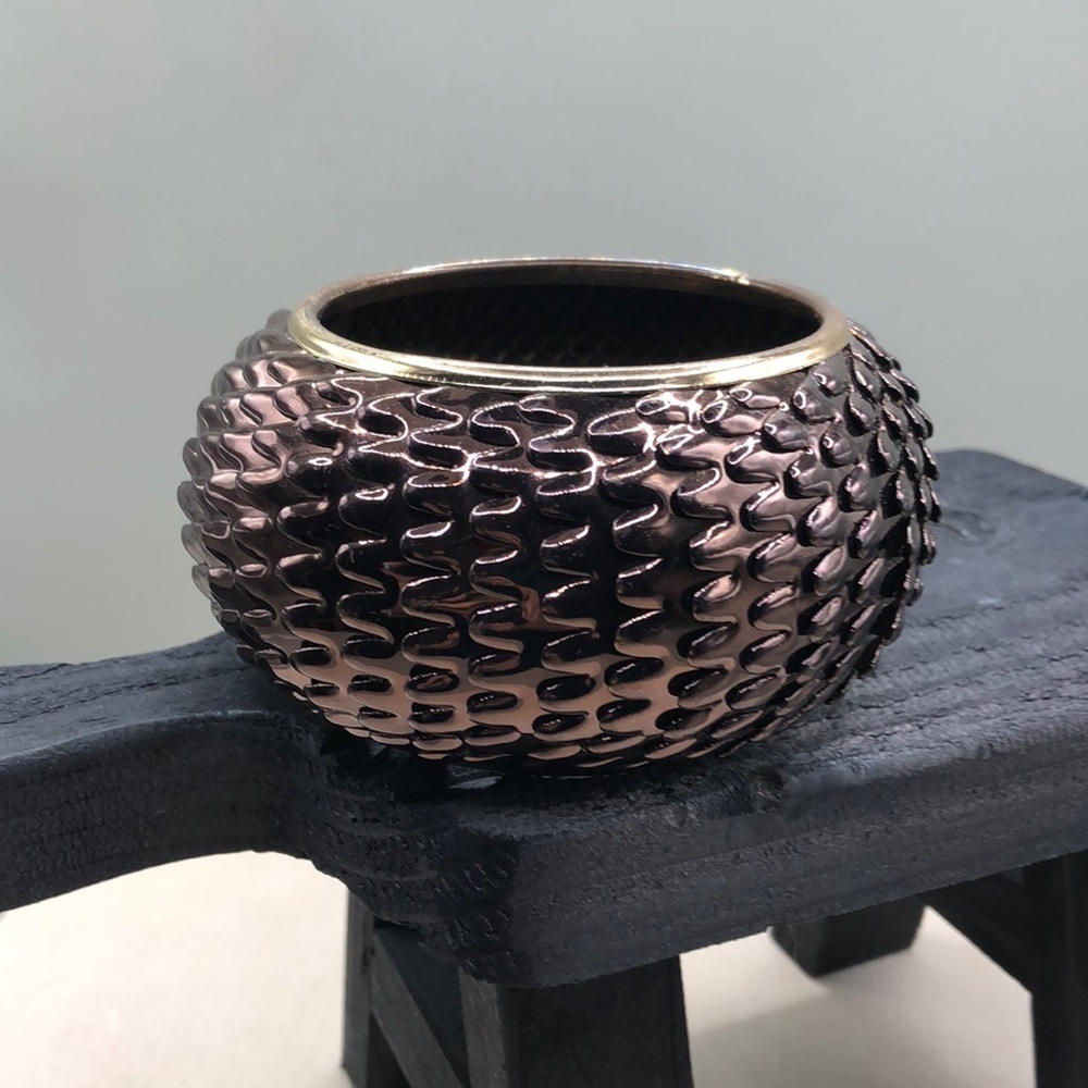 Statement style big textured spiked scale lizard reptile dragon bracelet
